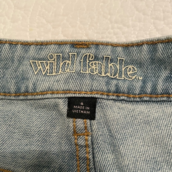 wild fable high-rise denim shorts - Picture 5 of 6